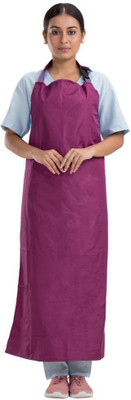 Hospriqs Nylon Apron - Free Size(Purple, Single Piece)