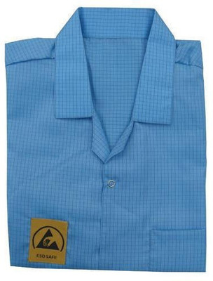 sky enterprise shop Sky-ESD Safe Anti Static Unisex Apron - Blue L Size(1-PC) Safety Jacket(Blue)