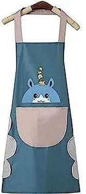 THESTUDS Polyester Apron - Free Size(Blue, Single Piece)
