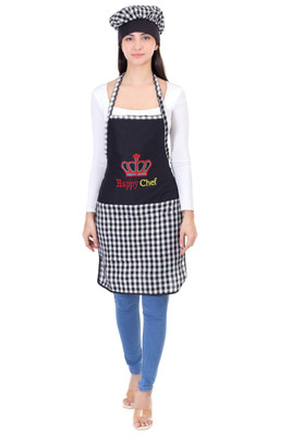 ANSHIKA ENTERPRISES Cotton Home Use Apron - Free Size(Multicolor, Single Piece)