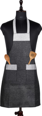 KUBER INDUSTRIES Jute Home Use Apron - Free Size(Grey, Single Piece)