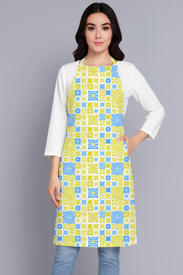AKHVI Cotton Home Use Apron - Free Size(Multicolor, Single Piece)