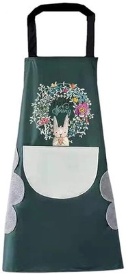 DK DEALS Polyester Chef's Apron - Free Size(Blue, Single Piece)