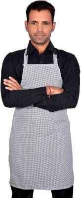 SWITCHON Polyester Home Use Apron - Free Size(Grey, Single Piece)