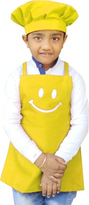 SWITCHON Polyester Chef's Apron - XS(Yellow, Single Piece)