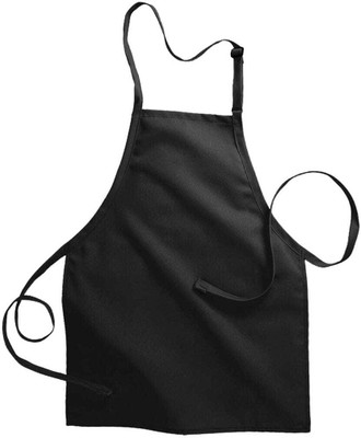 Linefaily PVC Home Use Apron - Free Size(Black, Single Piece)
