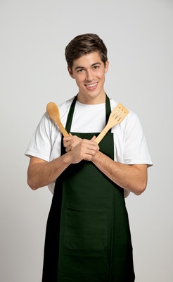 ABCD Polyester Chef's Apron - Free Size(Green, Single Piece)