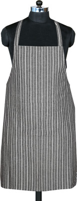 Crazywaves Polyester Chef's Apron - Free Size(Grey, Single Piece)