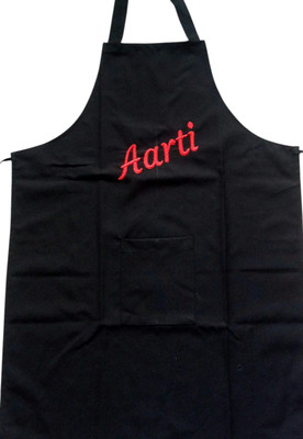 MASTER MAN Blended Home Use Apron - Free Size(Black, Single Piece)
