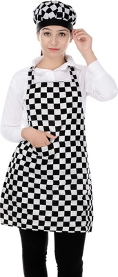 SWITCHON Cotton Chef's Apron - Free Size(Multicolor, Single Piece)