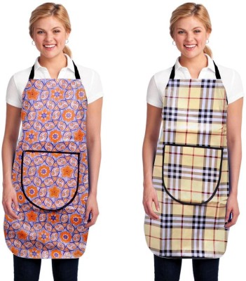 Kingly Home PVC Grooming Apron - Free Size(Multicolor, Pack of 2)