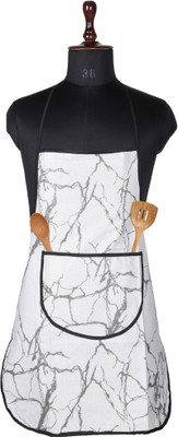 KUBER INDUSTRIES PVC Home Use Apron - Free Size(Grey, Single Piece)