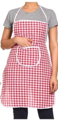 KDENTERPRISE Cotton Home Use Apron - Free Size(Multicolor, Single Piece)