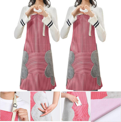 Ashmakam Cotton Chef's Apron - Free Size(Multicolor, Pack of 2)