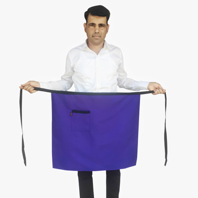 SWITCHON Polyester Apron - Free Size(Blue, Single Piece)