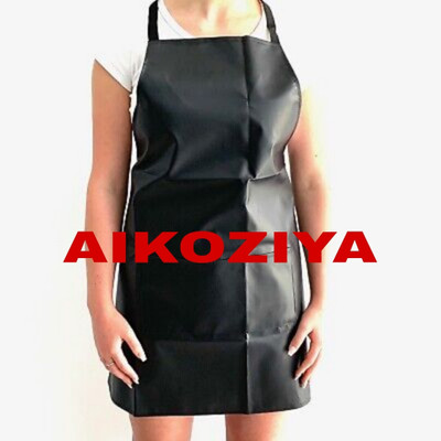 AIKOZIYA PVC Chef's Apron - Free Size(Black, Single Piece)