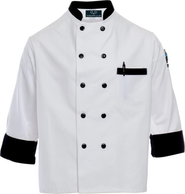 Kodenipr Club Polyester Chef's Apron - Medium(White, Single Piece)