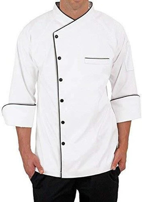 PRAGATI TRENDS Polyester, Cotton Chef's Apron - XXL(White, Single Piece)