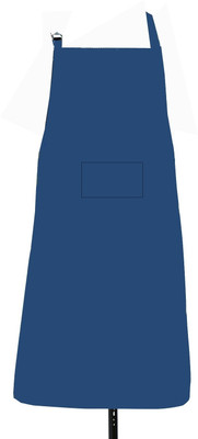 Crazywaves Polyester Chef's Apron - XXL(Blue, Single Piece)