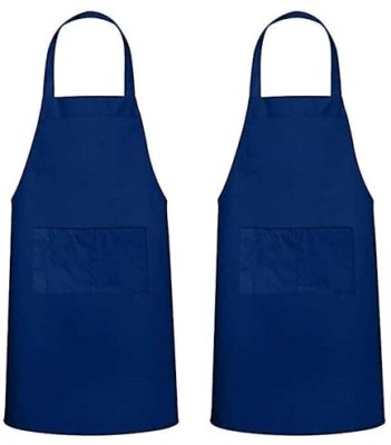 AdanCollection Cotton Blacksmith's Apron - Large(Blue, Pack of 2)