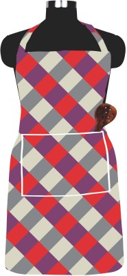 Home Reserve PVC Chef's Apron - Free Size(Red, Grey, Single Piece)