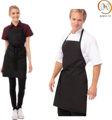 Qmato PVC Grooming Apron - Free Size(Black, Pack of 2)