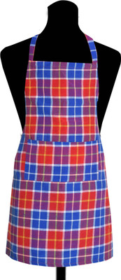 Crazywaves Polyester Chef's Apron - Free Size(Multicolor, Single Piece)