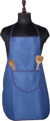 KUBER INDUSTRIES PVC Home Use Apron - Free Size(Blue, Single Piece)