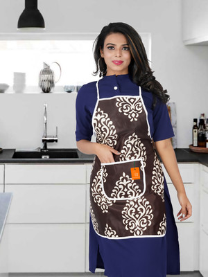 RELOOK INDUSTRIES Cotton Home Use Apron - Free Size(Brown, Black, Single Piece)