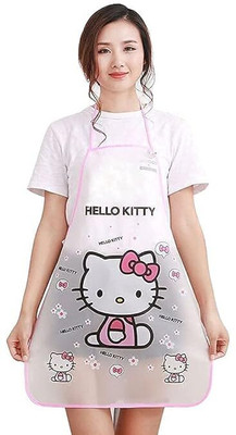 PABUZA PVC Home Use Apron - Free Size(Multicolor, Single Piece)