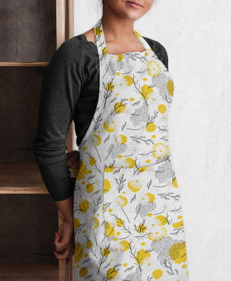 OASIS Cotton Home Use Apron - Free Size(Multicolor, Single Piece)