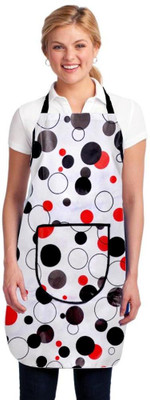 SATAL HOME PVC Home Use Apron - Free Size(White, Single Piece)