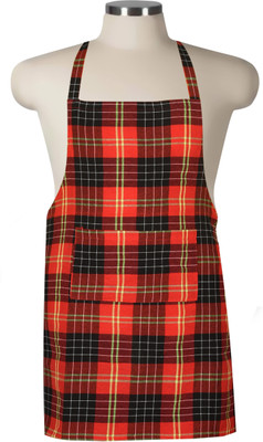 Crazywaves Polyester Chef's Apron - Free Size(Red, Single Piece)