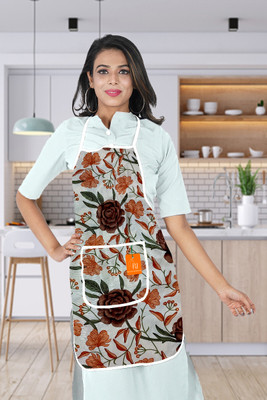 RELOOK INDUSTRIES Cotton Home Use Apron - Free Size(Brown, Grey, Single Piece)