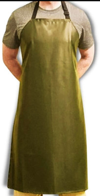 Lilions PVC Home Use Apron - Free Size(Green, Single Piece)