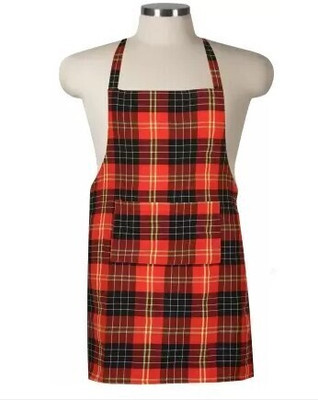 Crazywaves Polyester Chef's Apron - Free Size(Red, Single Piece)