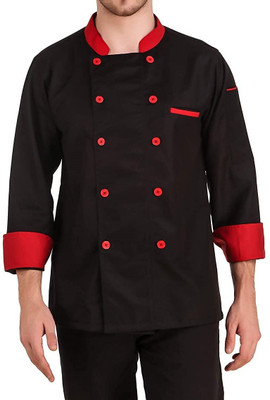 Kodenipr Club Polyester Chef's Apron - Medium(Black, Single Piece)