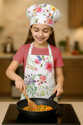 OASIS Cotton Chef's Apron - Free Size(Multicolor, Single Piece)