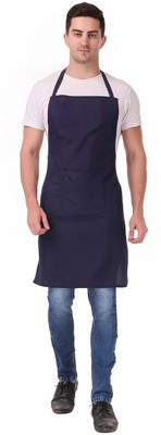 Kodenipr Club Blended Chef's Apron - Free Size(Dark Blue, Single Piece)