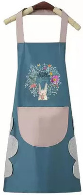 SRYFIT Polyester Chef's Apron - XL(Green, Single Piece)