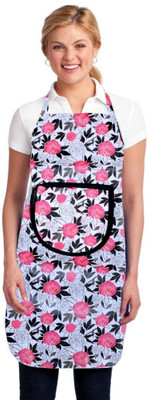 SATAL HOME PVC Home Use Apron - Free Size(Grey, Pink, Single Piece)