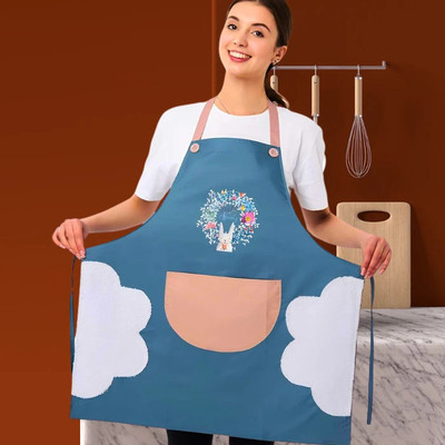 Clipron Polyester Chef's Apron - Free Size(Multicolor, Single Piece)