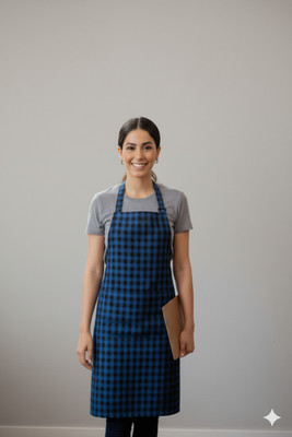 Dratini Cotton Home Use Apron - Free Size(Multicolor, Pack of 2)