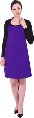 Tolexo Polyester Home Use Apron - Free Size(Blue, Single Piece)
