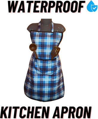 HOMITURE Cotton Chef's Apron - Free Size(Multicolor, Pack of 2)