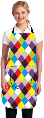 Acoma PVC Chef's Apron - Free Size(Dark Blue, Single Piece)