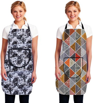 Acoma PVC Chef's Apron - Free Size(White, Pack of 2)
