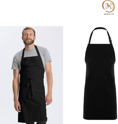 Qmato Polyester Grooming Apron - Free Size(Black, Pack of 2)