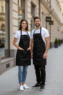 AREVOX PVC Grooming Apron - Free Size(Black, Single Piece)