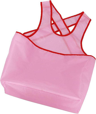 HOMETIC Polyester Home Use Apron - Free Size(Pink, Single Piece)